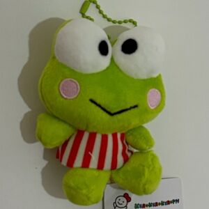 Sanrio Keroppi Plush Keychain/Charm